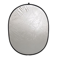 Linkstar Reflectiescherm 2 in 1 R-90120SW Zilver/Wit 90x120 cm